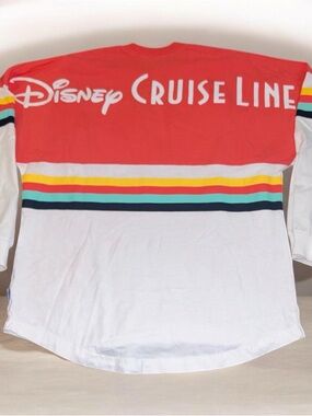 DISNEY CRUISE LINE Shirt - Coral & White